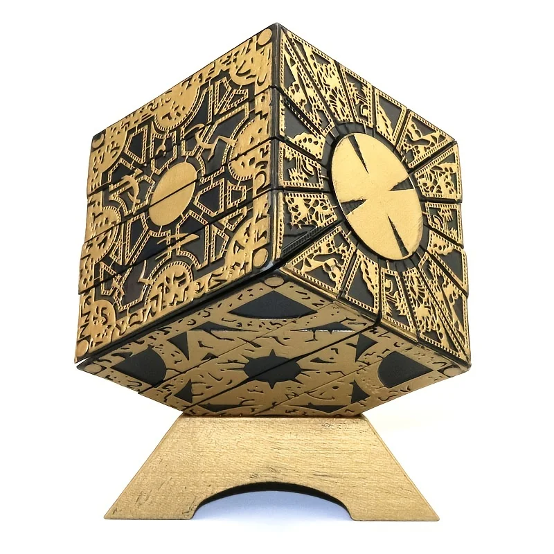 

Ghost Chasing Magic Cube with detachable and rotating decoration, unique ghost cannibalism design process