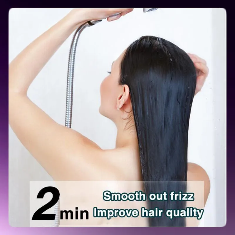 5 Seconds Repairs Hair Keratin Magical Treatment Straightening Hair Mask Damage Frizzy Restore Soft Smooth Nutrition Care 5Pcs images - 6