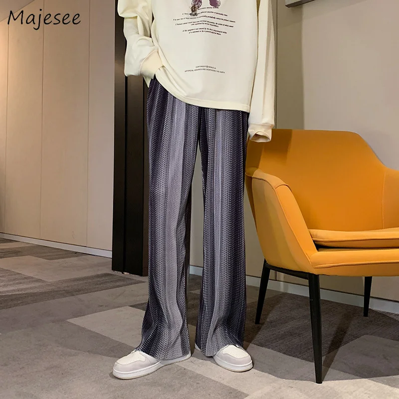 

Casual Wide Leg Pants Men Vintage Loose Design Korean Style All-match Spring New Fashion Simple Harajuku Popular Bottoms Empire