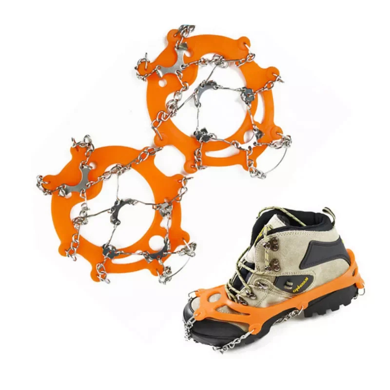 Universal Ice No Slip Snow Shoe Spikes Grips Cleats Crampons Winter Climbing No Slip Shoes Cover