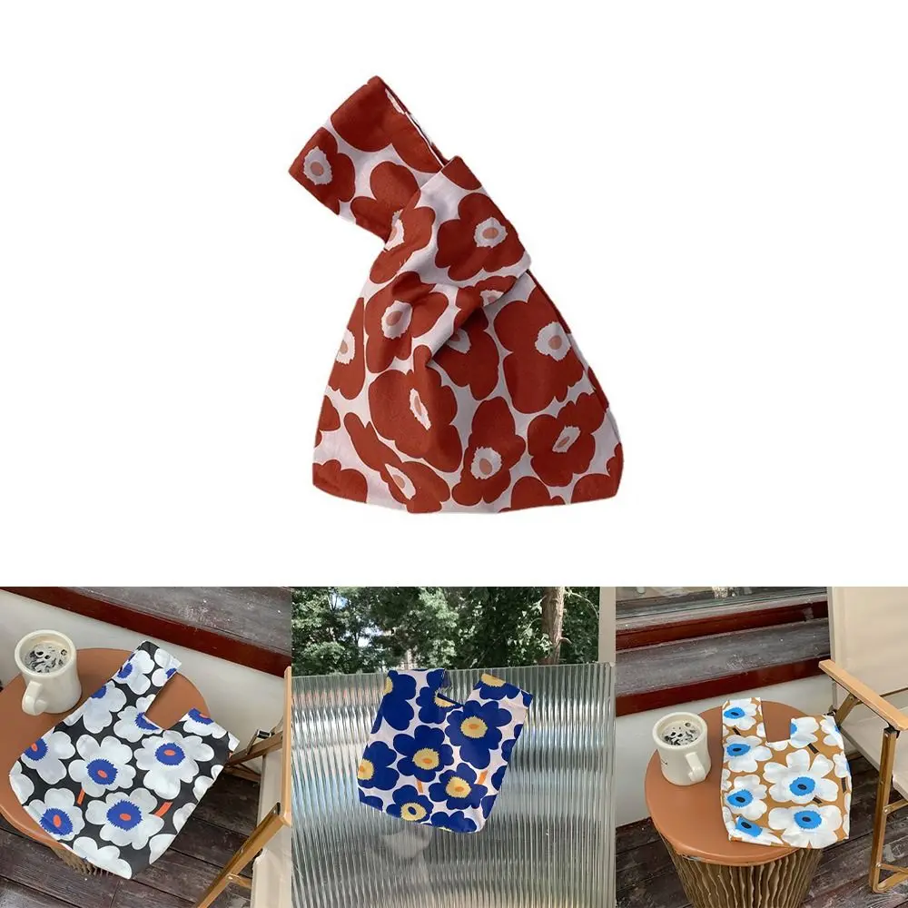 

Flower Style Lipstick Bags Reusable Handbag New Wrist Handbag for Ladies Women Shopping