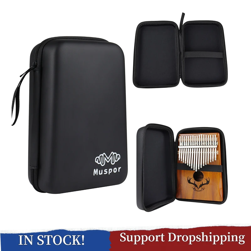 

10/17/21 Key Kalimba Storage Box Waterproof EVA Case Kalimba Keyboard Musical Instrument Mbira Sanza Bag Accessories dropship