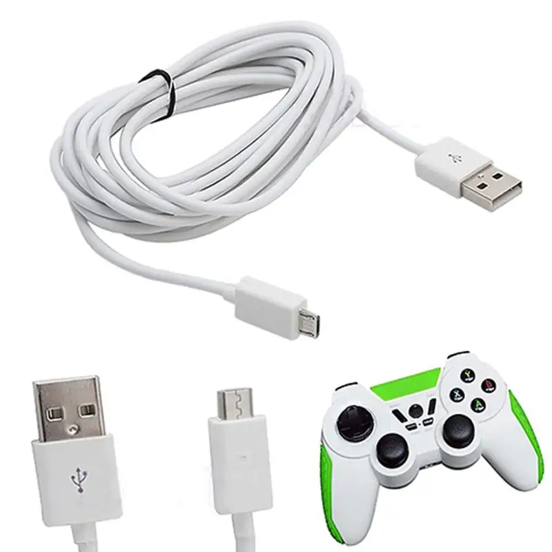 

Длинный 3 метра Micro Ux One ControllersSB зарядный кабель питания для PS4 Xbo
