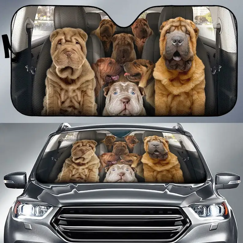 

Автомобильный солнцезащитный козырек Shar Pei 129, автомобильный козырек, солнцезащитный козырек на лобовое стекло, индивидуальное оформление ...