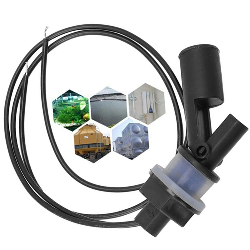 

Water Level Sensor Side Mount Horizontal Liquid Float Switch Compatible with Aquariums Fish Tank Hydroponics Pool