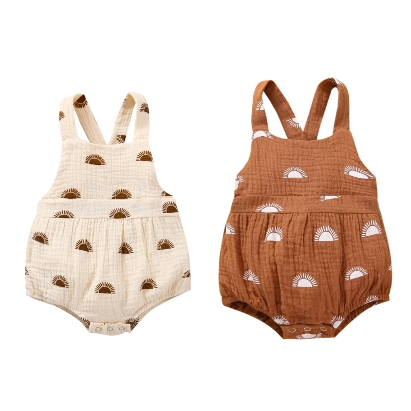 

Новинка, детский комбинезон, дышащие хлопковые комбинезоны, брюки на бретелях с открытой спиной для младенцев