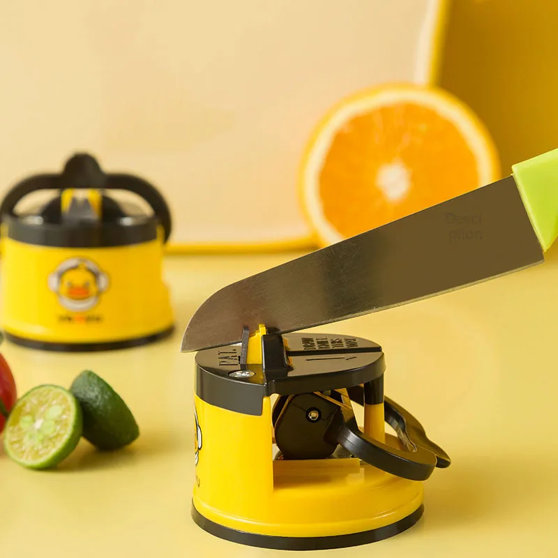 

Cute Space Duck Knife Sharpener Sharpening Tool Easy And Safe To Sharpens Kitchen Chef Knives Damascus Knives Sharpener Suction
