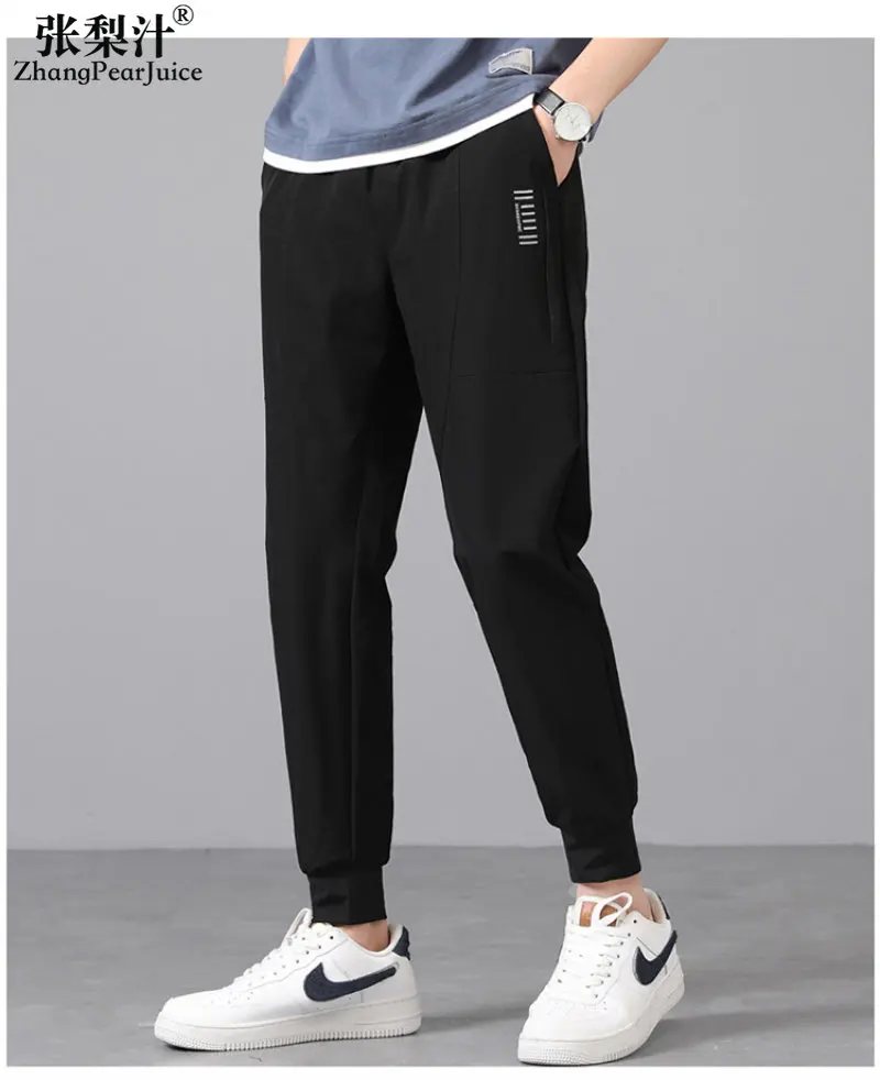 

Брюки мужские свободного покроя, повседневные модные штаны, джоггеры, одежда для улицы в японском стиле, черные, весна-лето