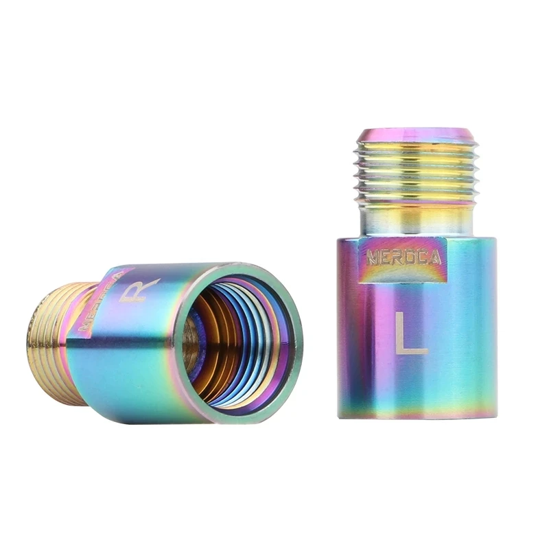 

MEROCA Bicycle Accessories Bicycle Pedal Extender Road Mountain Bike Axle Extender Bicycle Pedal Bearing Extender Two