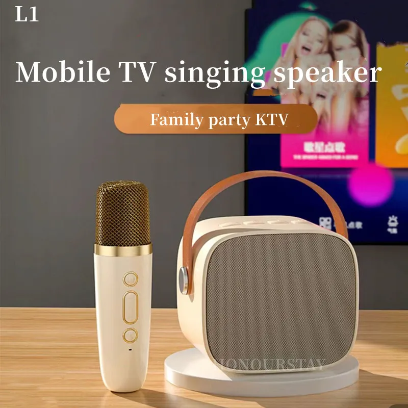 

Беспроводная Bluetooth-Колонка для караоке, с сабвуфером