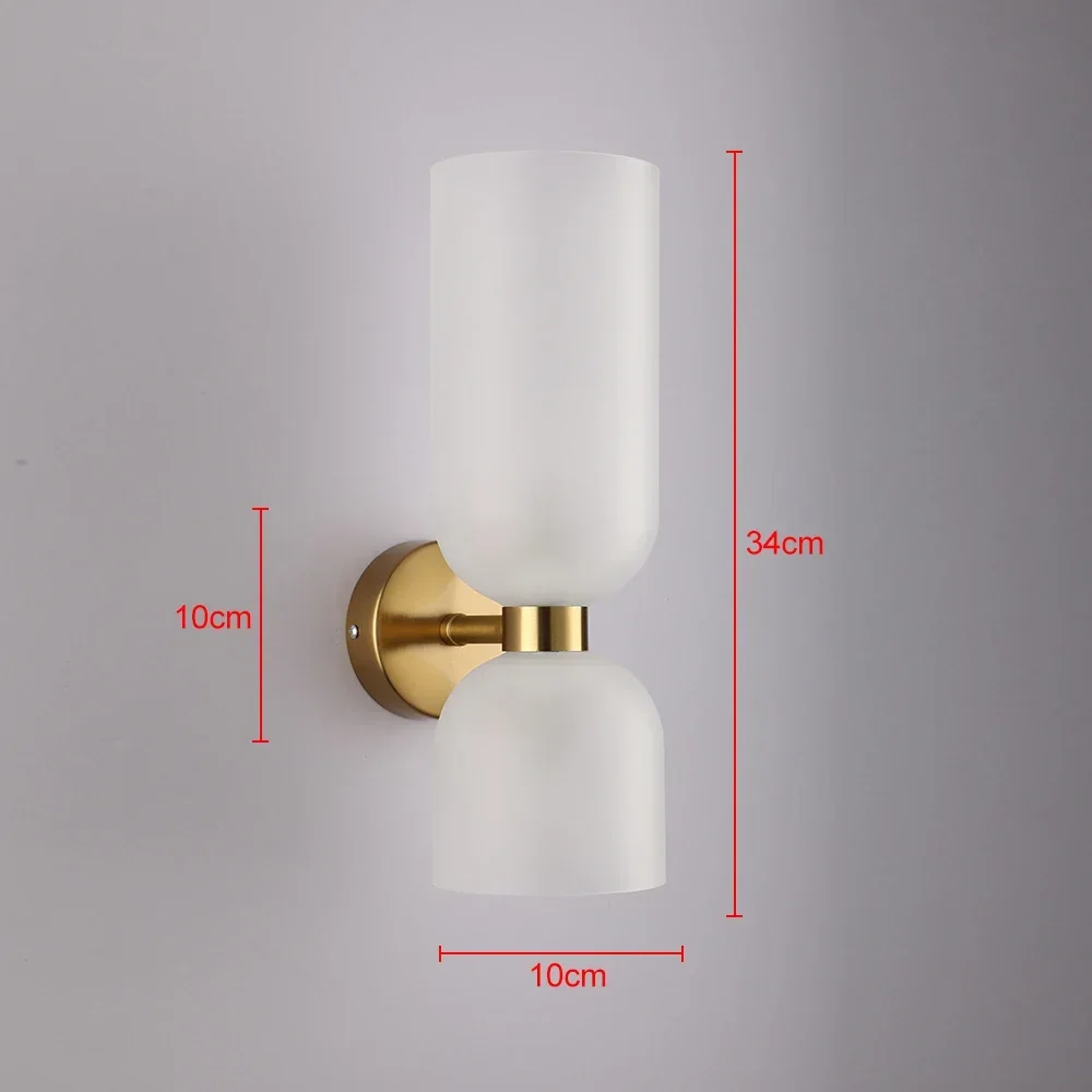 

Настенный светильник wushiyu, стеклянный абажур