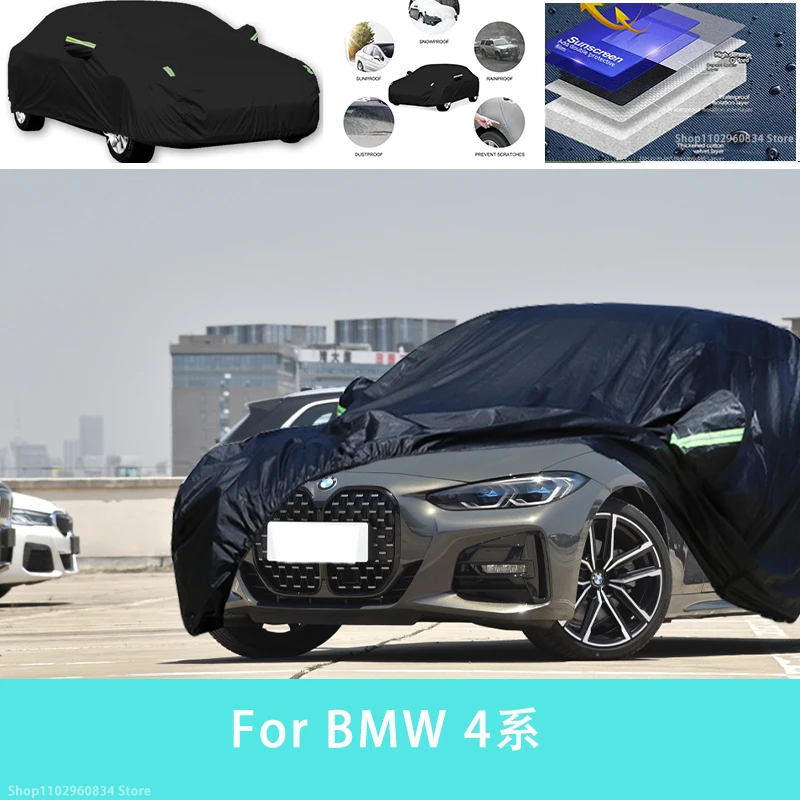 

For BMW 4 series Outdoor Protection Full Car Covers Snow Cover Sunshade Waterproof Dustproof Exterior Car accessories