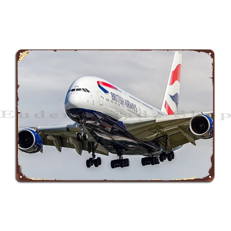 

Металлический плакат в стиле авиации, Украшение стен гаража, дизайнерский клубный оловянный плакат