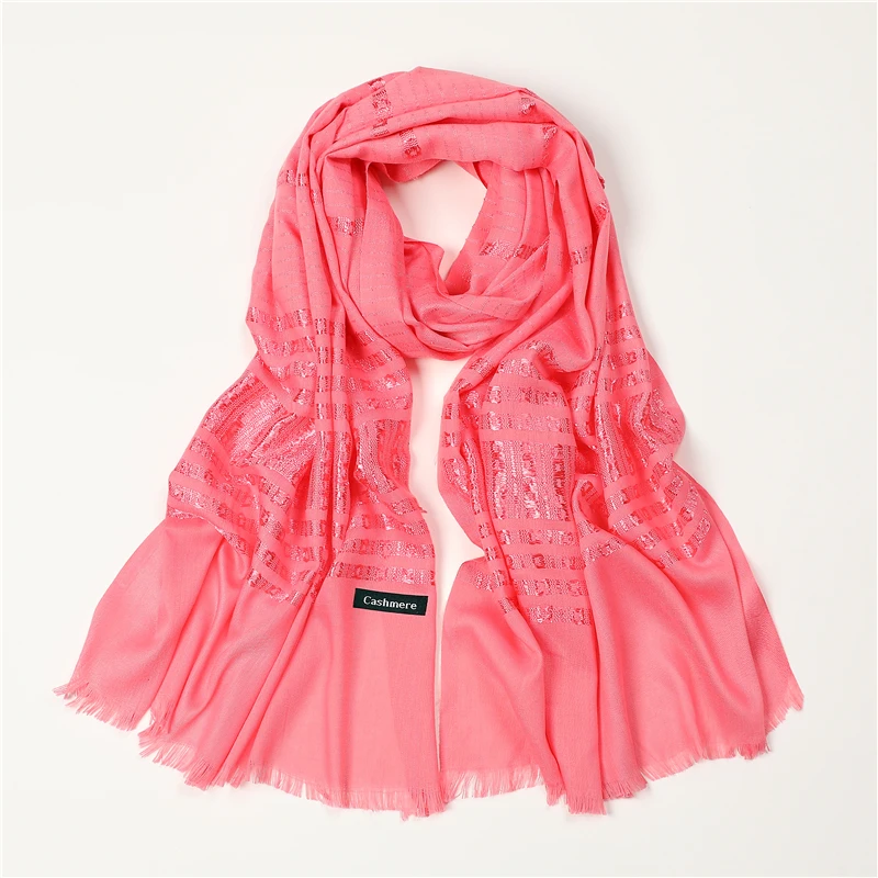 Новый дизайн 2022 длинный шарф хиджаб Женская повязка на голову роскошная