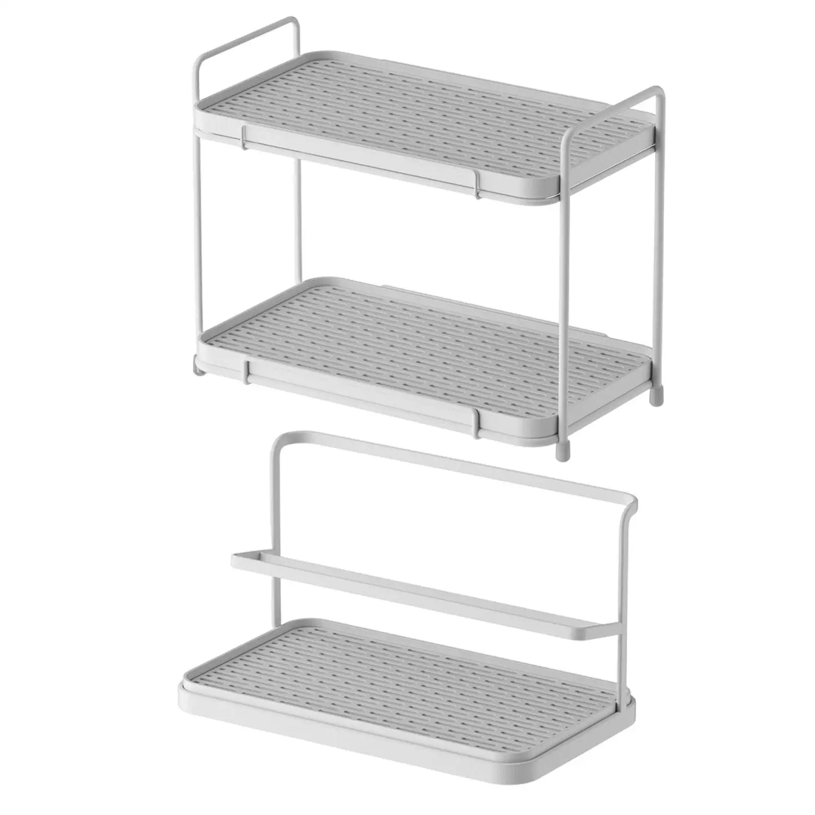 Drying Rack with Drain Tray for Drinking Glass Bottle Bowls 