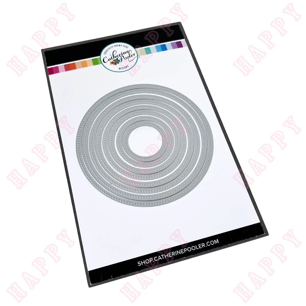

New Double Duty Circle Cutting Die Scrapbook Diary Engraving Making Diy Paper Craft Greeting Card Handmade 2022 Product Arrival