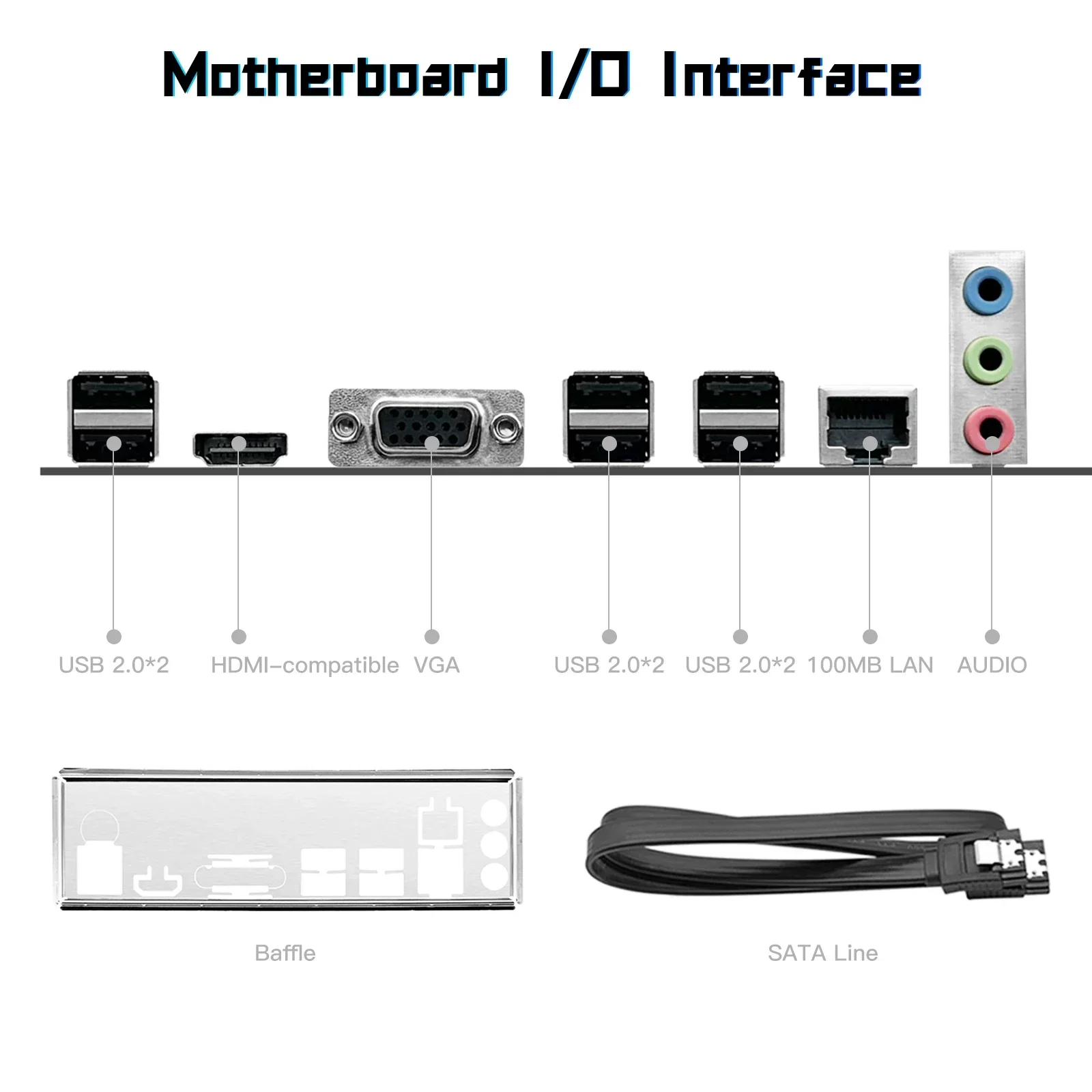 Материнская плата MACHINIST H61C LGA 1155 DDR3 оперативная память совместимая с процессором