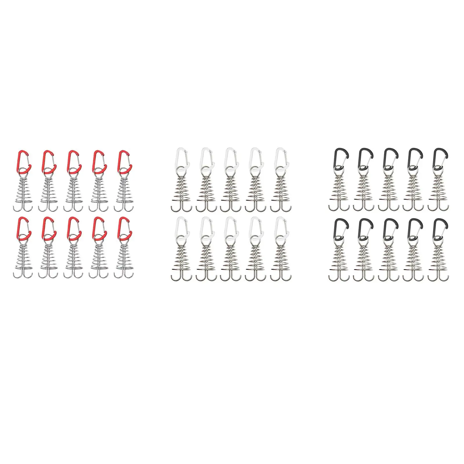 

10x стойка для палатки, верстак, аксессуары для палатки с пружинной пряжкой для пеших прогулок