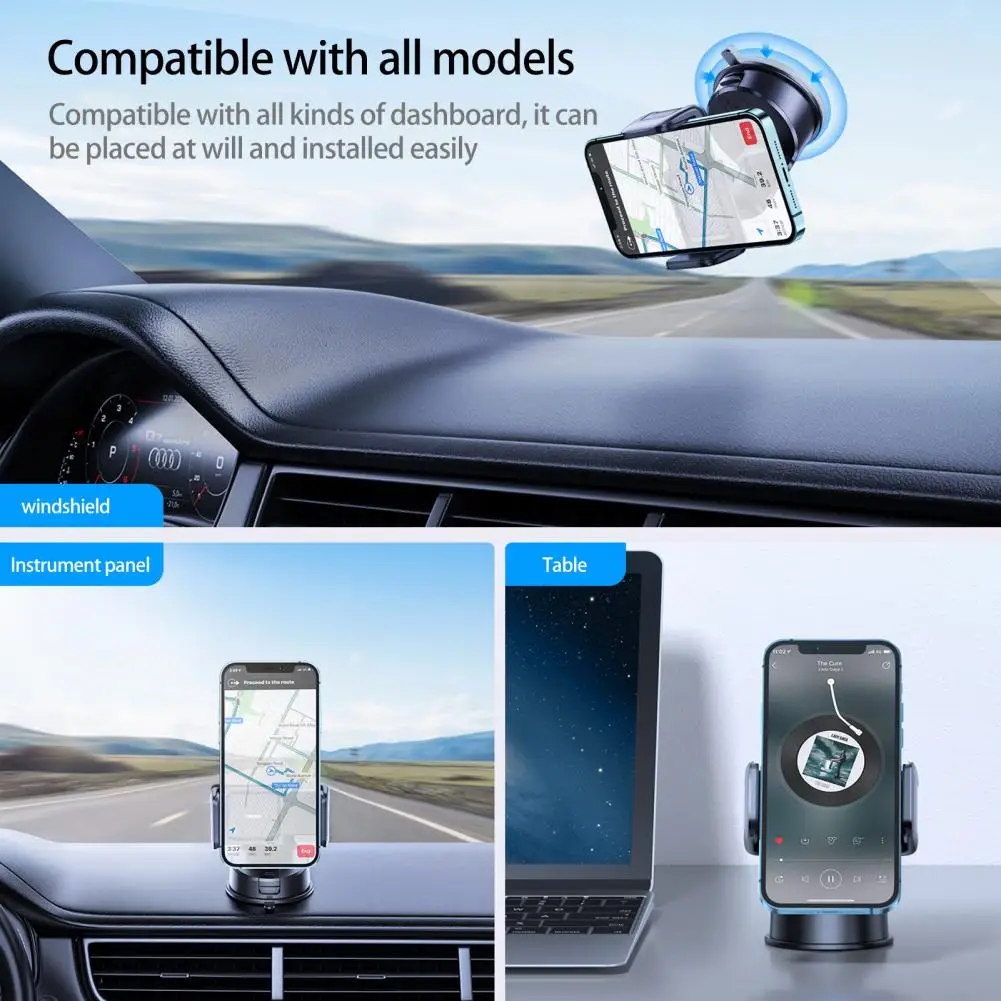 

Car Phone Bracket Useful Lightweight Strong Adsorption for Driving Car Phone Stand Car Phone Holder