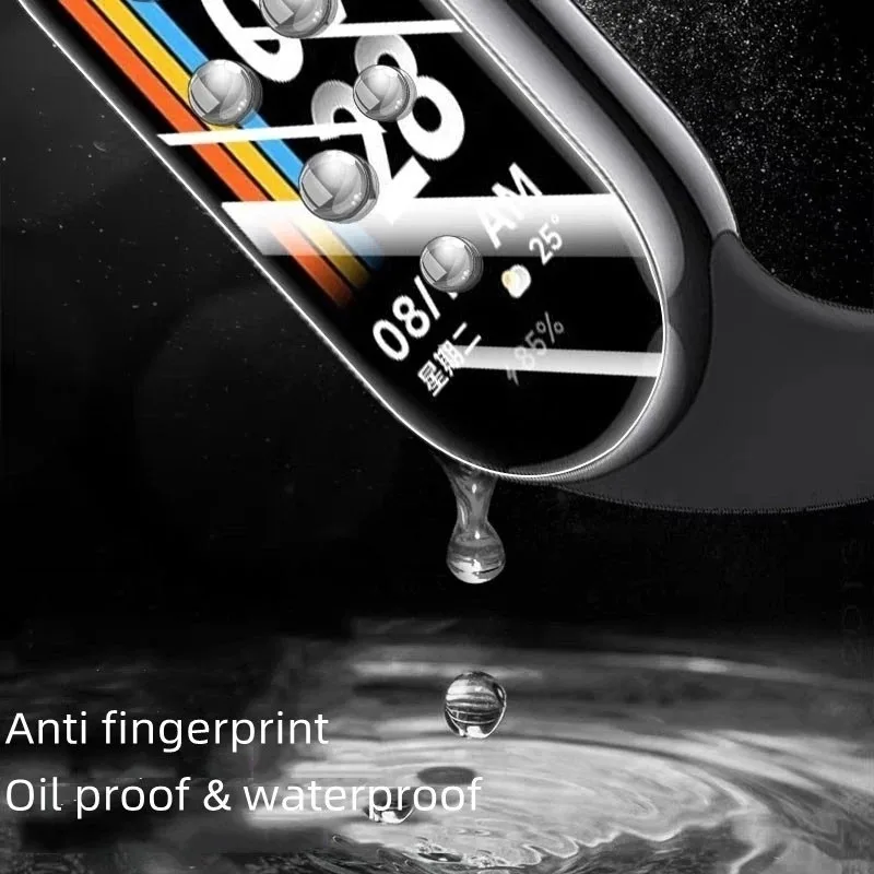 Прозрачная Гидрогелевая пленка из ТПУ Для Xiaomi Mi Band 8 9 защитная для часов Miband 7 6 Band8
