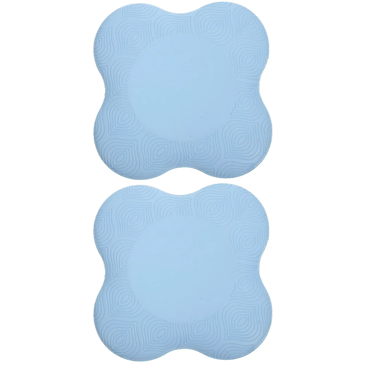 

2 Count Yoga Accessories Knee Pads Comfortable Mat Protective Kneeling Protector Pu Exercise Non-slip Cushion Fitness