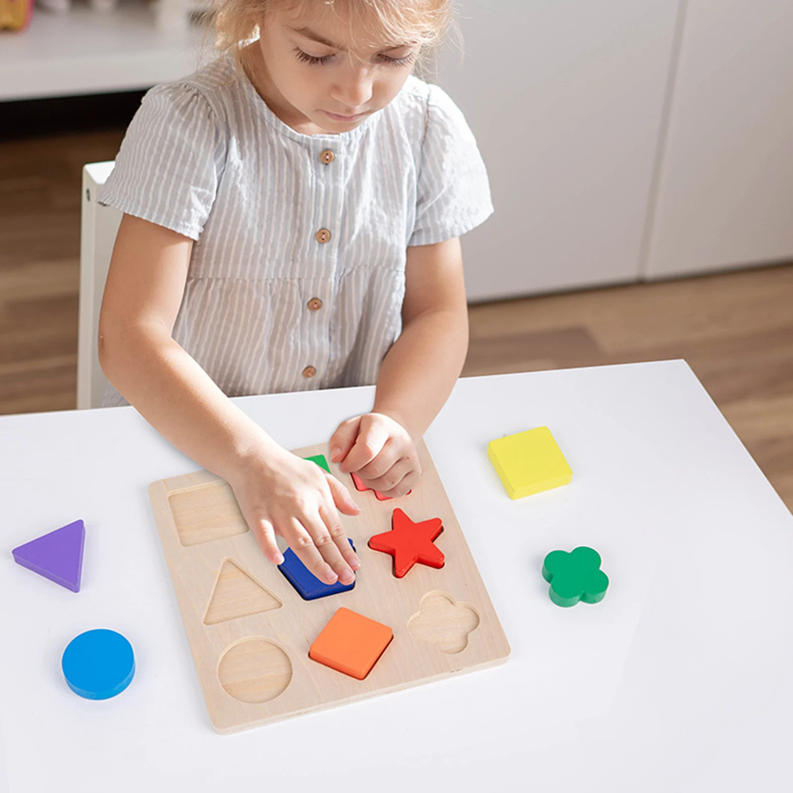 

Новый деревянный Обучающий набор сортировочных игрушек, забавные игрушки Монтессори по логическому мышлению, обучающие игрушки для детей, образовательные Подарки