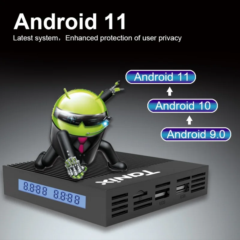 Приставка Tanix X4 Android 11 S905X4 ТВ-приставка 5Gwifi Bluetooth оптом
