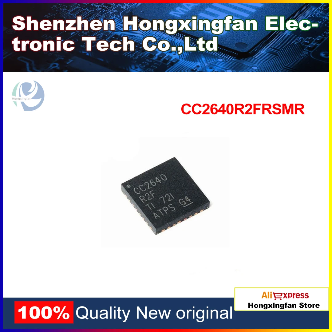

10PCS CC2640R2FRSMR WiFi Bluetooth chip RF Microcontroller MCU A 595-CC2640R2FRSMT