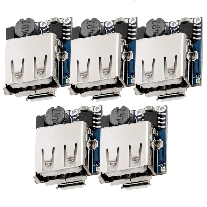 

5 X Контроллер заряда модуля внешнего аккумулятора TP5400, подключение Micro-USB и USB