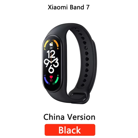 Смарт-браслет Xiaomi Mi Band 7, 6 цветов, AMOLED, экран 1,62 дюйма, 24 часа, водостойкий, 5