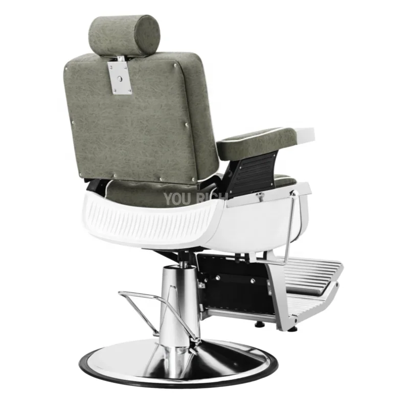 Темно-серые стулья для парикмахерских на продажу сверхмощное парикмахерское