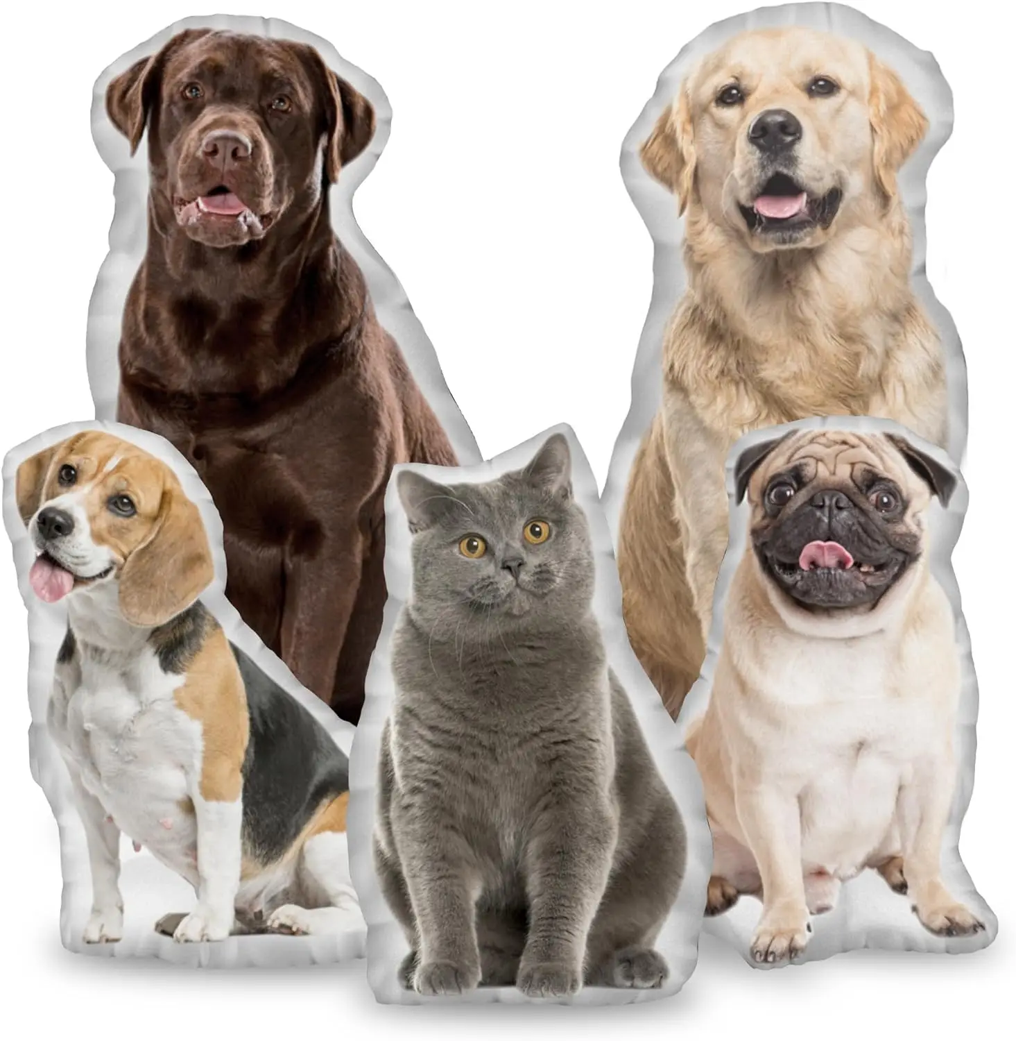 Плюшевая подушка для собак