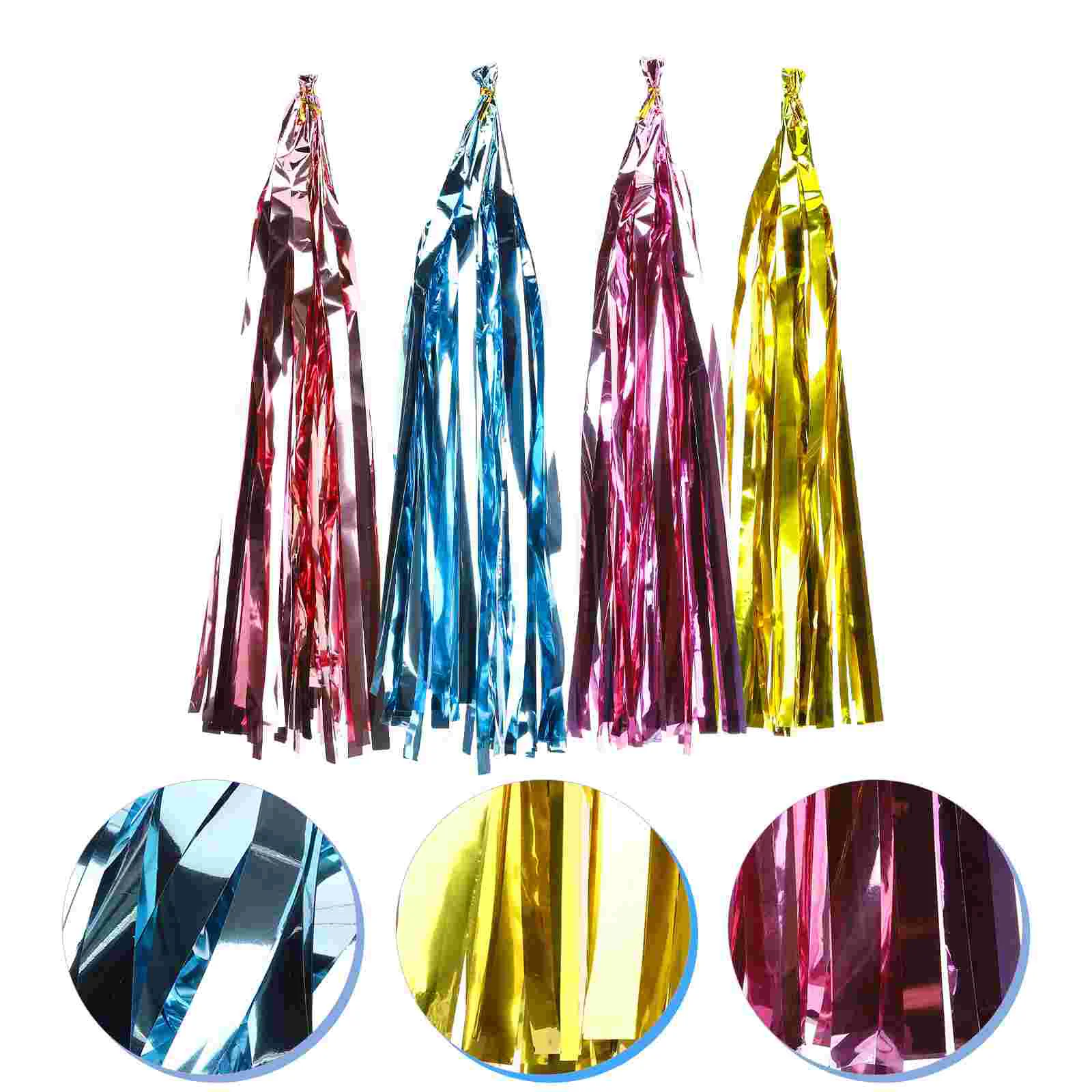 

4 Packs Tassel Garland Banners Party Hanging Decor Tassel Backdrop for Birthday Wedding