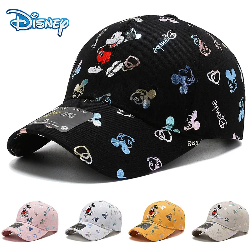 

Disney Mickey Mouse Baseball Caps Cartoon Minnie Mouse Hip-hop Hats Woman Man Cosplay Adjustable Caps Adult Child Birthday Gifts