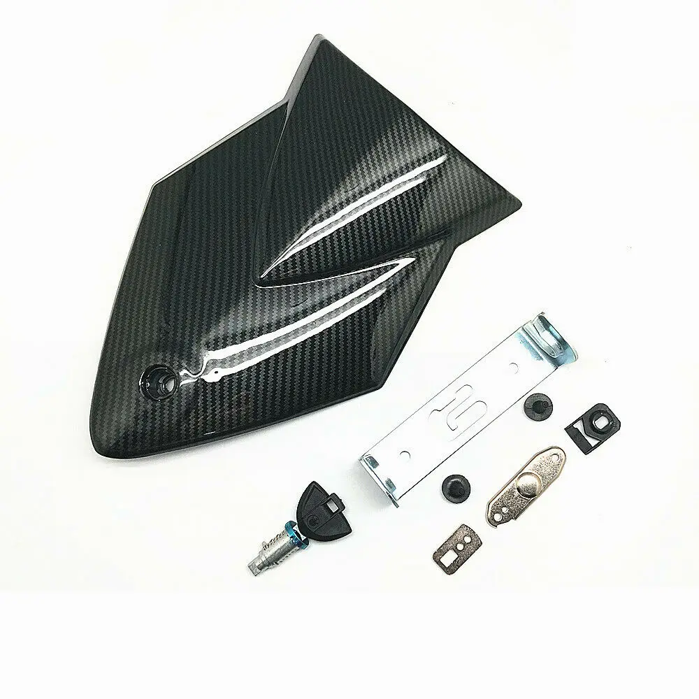

For BMW S1000RR 2010-2014 Hydro Dipped Carbon Fiber Finish Rear Passenger Seat Back Fairing Lock Key