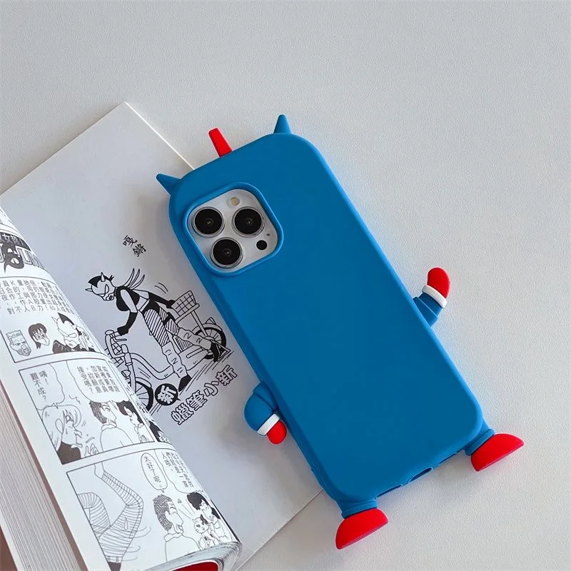 

3D Cartoon Crayon-Shinchans Phone Case for IPhone 14 13 12 11 Pro Max X XR XS MAX Plus 14 Pro Anti-fall Silicone Soft Back Cover