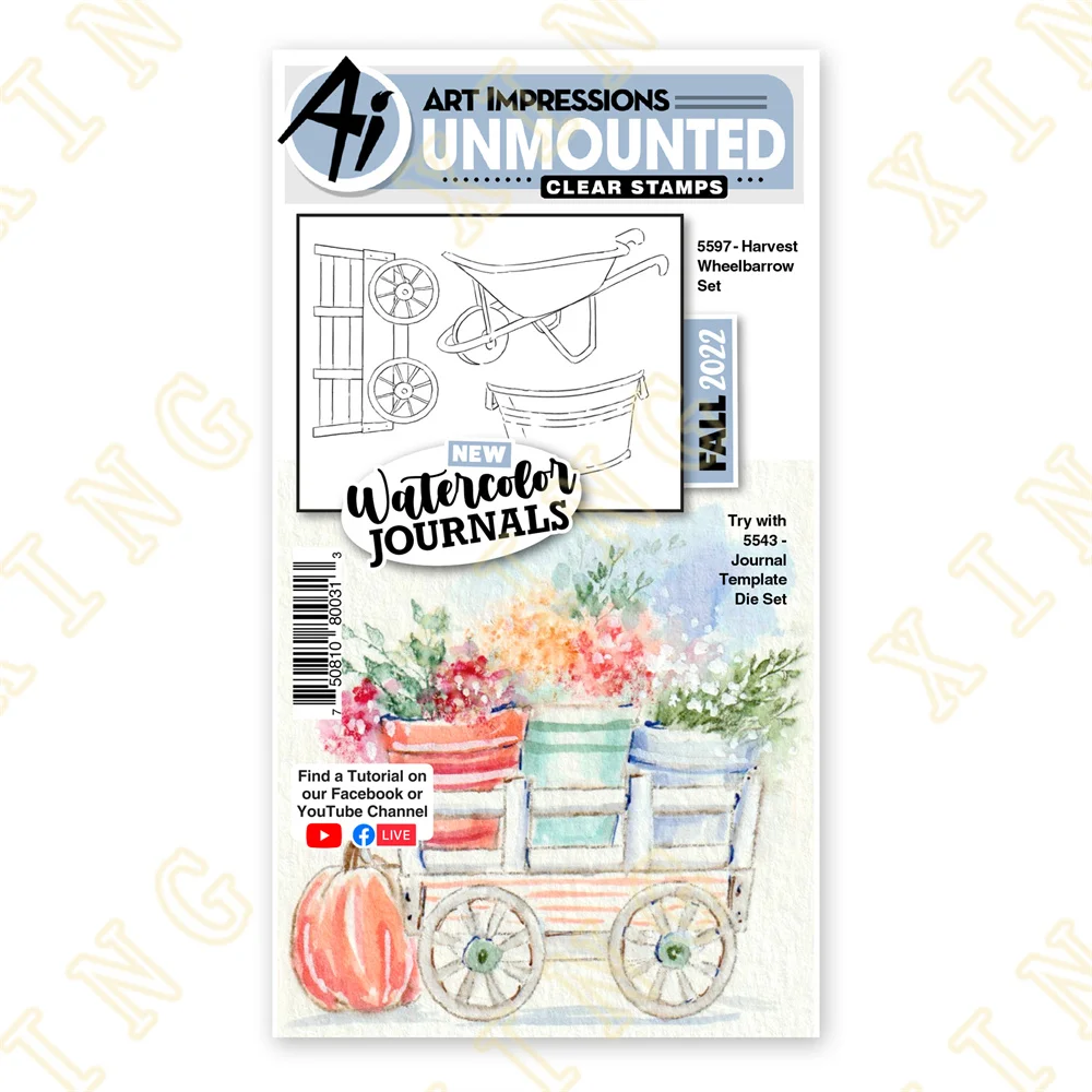 

Harvest Wheelbarrow Metal Cutting Dies stamps Scrapbook Diary Decoration Embossing Cut Die Template Diy Make Card Album 2022