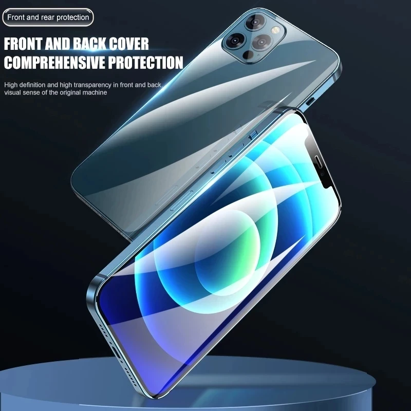 Гидрогелевая пленка с полным покрытием для iPhone 13 7 8 6 6s Plus защитная экрана 11 12 Pro mini