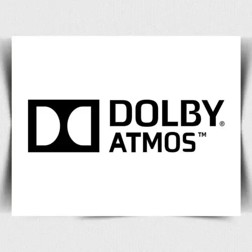 DOLBY ATMOS SIGN METAL PLAQUE настенный принт домашний кинотеатр человек пещера объемный