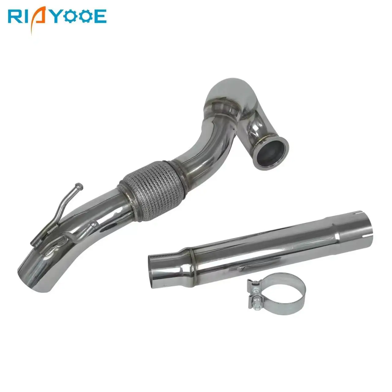 Автомобильная пуховая труба для Volkswagen MK7 MK8 GTI A3 1.8T 2.0T Audi Seat Leon из нержавеющей стали