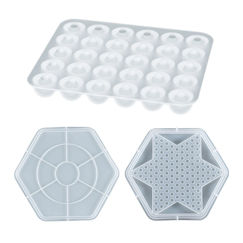 

Checkers Silicone Mould DIY Crystal Epoxy Mold Three-dimensional Checkers Board