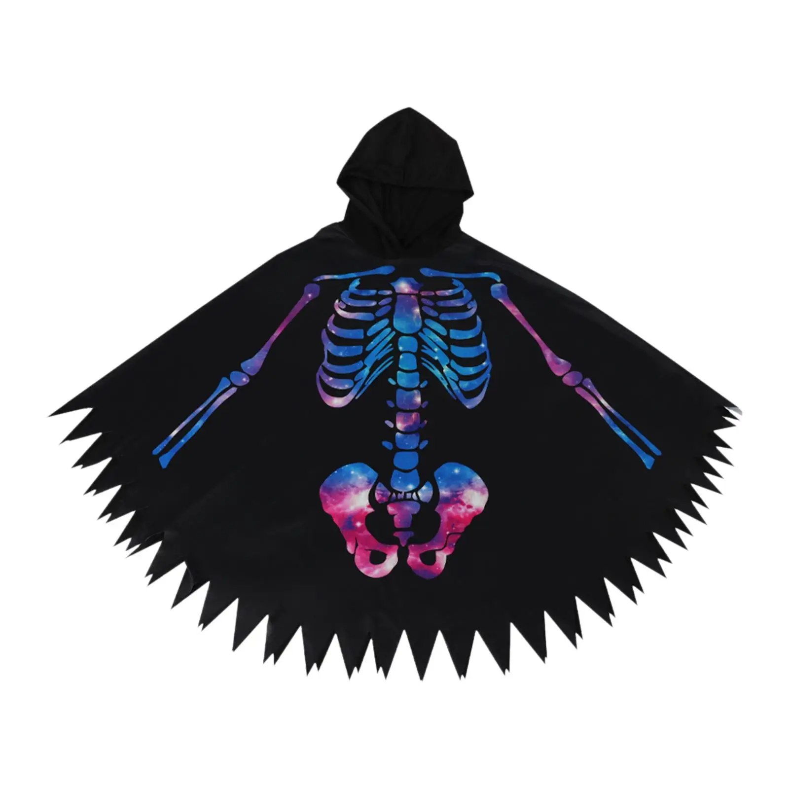 

Halloween Costume Skull Cape Party Favor Robe Skeleton Cloak for Birthday Role Play Grim Reaper Party Masquerade Balls Carnival