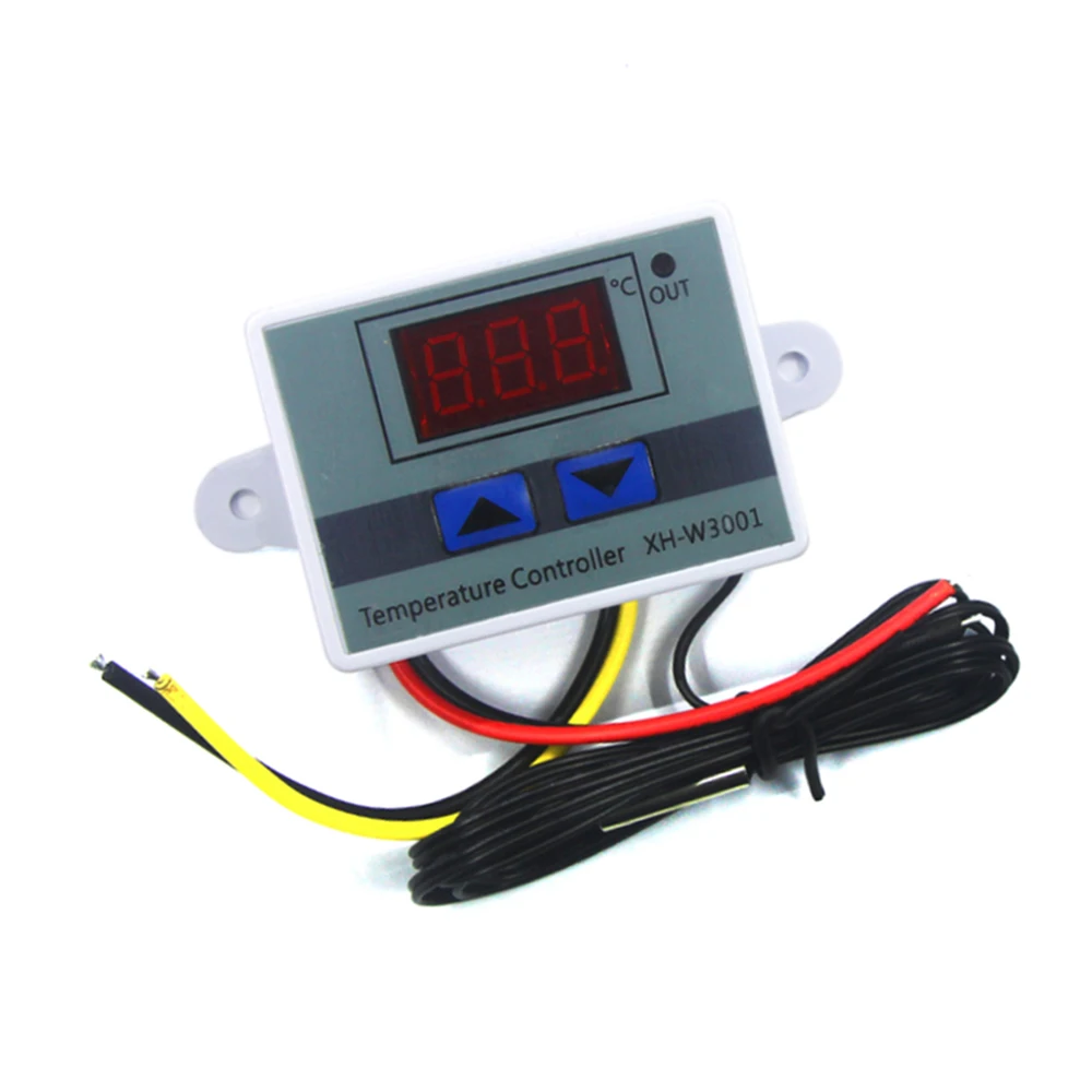 

XH-W3001 Intelligent Digital Temperature Controller 10A 12V 24V 220VAC Digital LED Temperature Controller