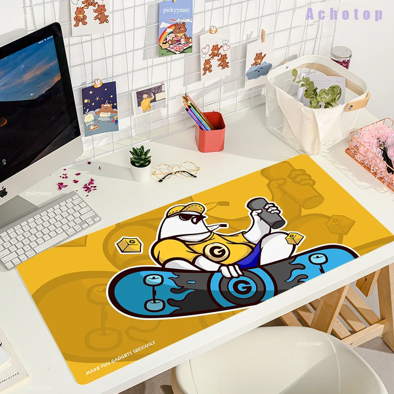 

800x300mm Kawaii Pad Mouse pad HD Print Computer Gamer Locking Edge Mousepad XXXL Keyboard PC Mice Mats Pad For Anime chicken