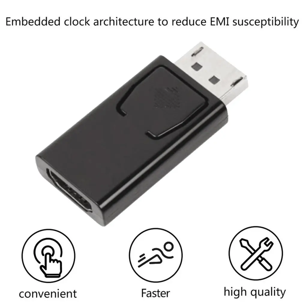 

Переходник с порта дисплея на HDMI-совместимый переходник со штекером DP на HDMI-совместимый с разъемом мама Видео Аудио преобразователь для ПК ...