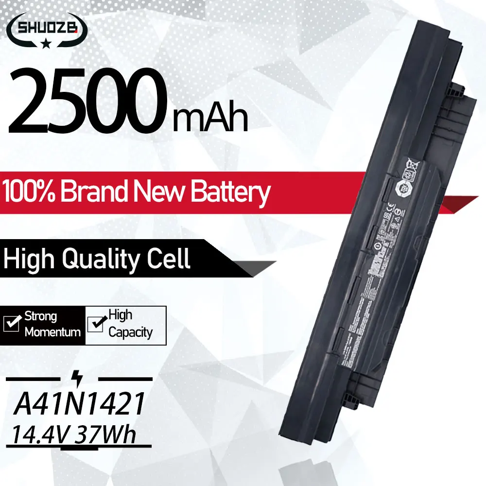 Новый аккумулятор A41N1421 A32N1331 A32N1332 для Asus P2430UJ P2438UL P2440UA P2520LJ P2530UA P2540NV PU551LA PU451LA PU551LD PU550
