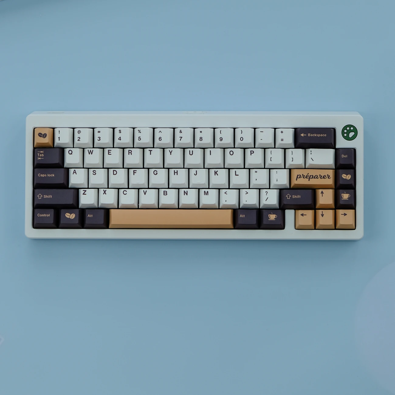 

Колпачки для клавиш GMK Coffee, 129 клавиш/комплект, колпачки для клавиш с сублимационной печатью для переключателя Mx, механическая клавиатура CMMK ...