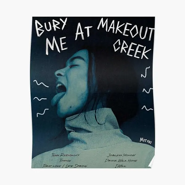 

Постер Makeout Creek Mitski, Настенный декор, современное забавное искусство, винтажный домашний принт, декоративная живопись, Настенная картина, комната без рамки