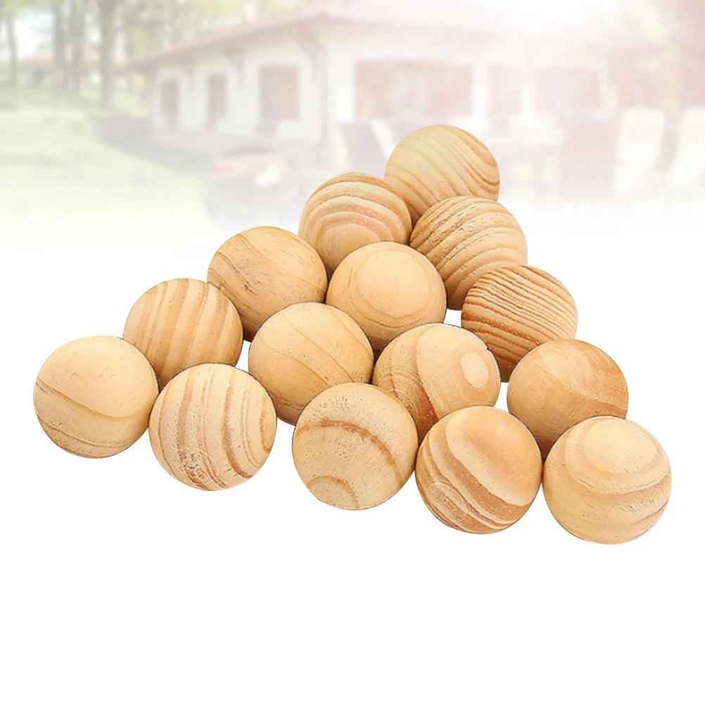 

100 шт., бамбуковые мячики из кедрового дерева