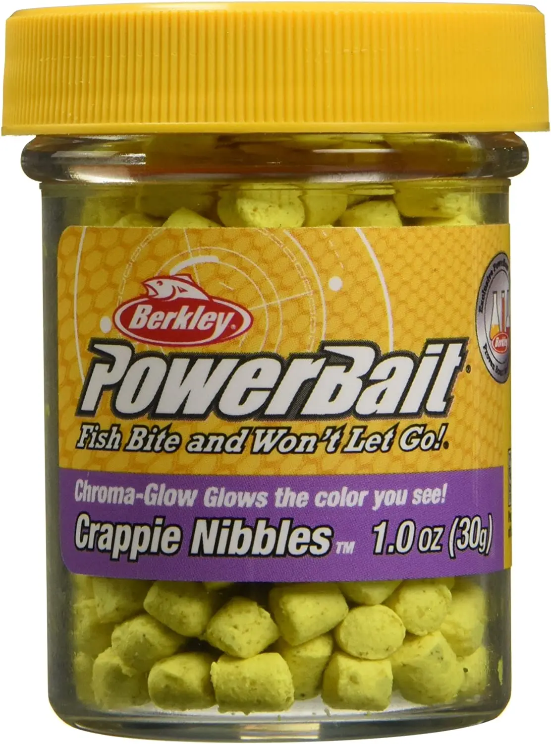 

Isca Powerbait Crappie Nibbles Dough Bait Glow